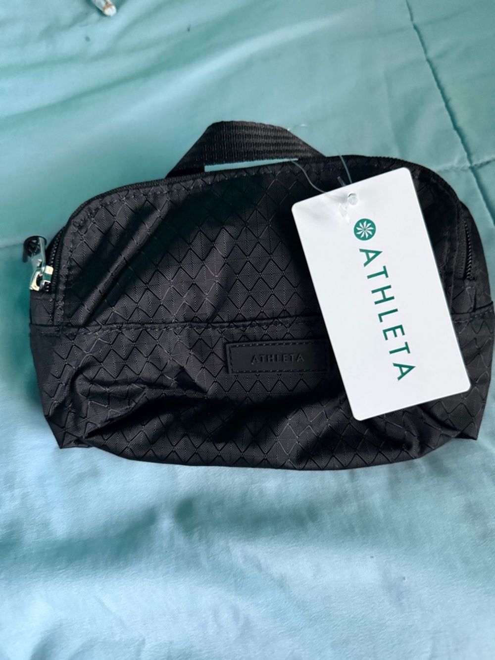 Athleta Black Mini Belt Bag Pouch